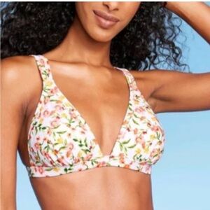 Shade & Shore Vibrant Floral Bikini Top